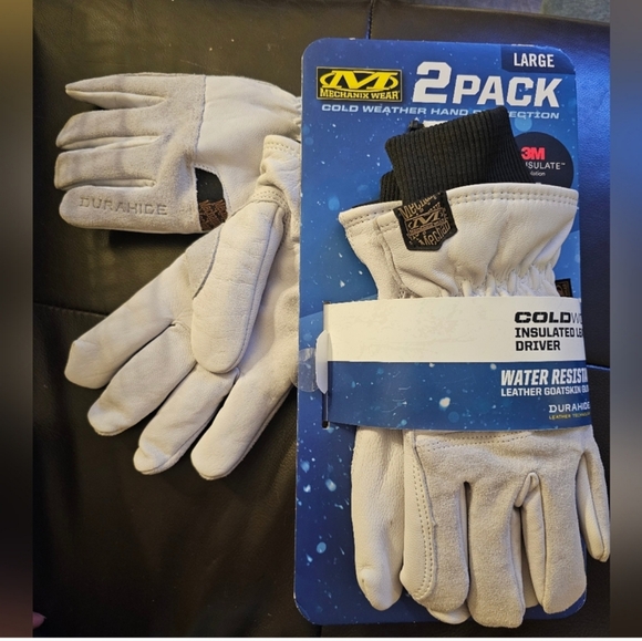 Mechanix Wear Cold Weather Insulated Leather Gloves 2pk. Large - Picture 1 of 5